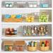 mDesign Plastic Stackable Kitchen Pantry Storage Organizer w/ Drawer Plastic | 4,4" H x 12" W x 8" D | Wayfair 11872MDK