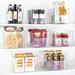 mDesign Kitchen Plastic Storage Organizer Bin w/ Open Front Plastic | 7.75 H x 10 W x 8 D in | Wayfair 08754MDK