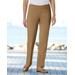 Blair Women's SlimSation® Straight-Leg Pants - Brown - 22W - Womens