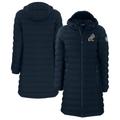 Women's Cutter & Buck Navy ETSU Buccaneers Vault Mission Ridge Repreve Eco Insulated Long Puffer Jacket