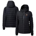 Women's Cutter & Buck Black Tennessee Volunteers Vault Mission Ridge Repreve Eco Insulated Long Puffer Jacket