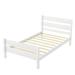 Red Barrel Studio® PAPROOS Twin Size Platform Bed Frame, Solid Wood Platform Bed w/ Headboard & Footboard | Wayfair