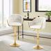 Everly Quinn Counter Height Bar Stools Set of 2 | Wayfair DAB23B21142E4F99832E4D5AF8E8174E