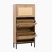 Ebern Designs 3 Flip Drawer Shoe Cabinet Rattan Shoe Cabinet Organizer Shoe Rack Storage Cabinet | Wayfair BA4109AE5649457781E28B74CEE1D4D1