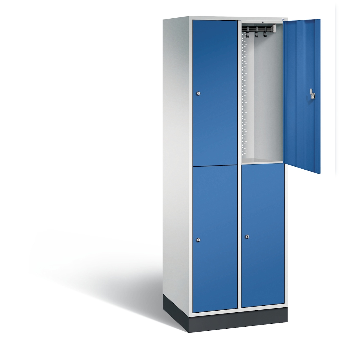 C+P Doppelstöckiger Stahl-Garderobenschrank Intro Image