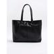 River Island Leather Contrast Shopper - Black, Black, Women