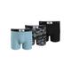 Boxershorts CALVIN KLEIN UNDERWEAR "BOXER BRIEF 3PK" Gr. XL (54), 3 St., bunt (aquatic, polka not prt_aquatic, blk) Herren Unterhosen Herrenwäsche