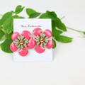 Kate Spade Jewelry | Nwt Kate Spade Spring Forward Posy Stud Earrings | Color: Pink | Size: Os