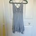 Free People Dresses | Free People Adella Slip Mini Dress Size Xs | Color: Blue/Gray | Size: Xs