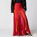 Free People Skirts | Nwt Free People Ronny Kobo Tasha Skirt Maxi Sheer Red Pink | Color: Pink/Red | Size: Xs