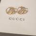 Gucci Jewelry | Auth Gucci Large Logo Earrings | Color: Gold | Size: Os