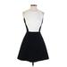 Zara Basic Casual Dress - Mini: Black Color Block Dresses - Women's Size Small