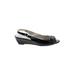 Etienne Aigner Wedges: Black Shoes - Women's Size 11