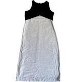 Athleta Dresses | Athleta Dress Womens Medium Color Block Sleeveless Racerback Midi Dress | Color: Gray | Size: M