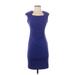 Calvin Klein Casual Dress: Blue Dresses - Women's Size 0 Petite
