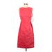 Calvin Klein Casual Dress - Sheath: Red Dresses - New - Women's Size 2
