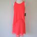 Ralph Lauren Dresses | Nwt Ralph Lauren Coral Chiffon Ruffle Midi Dress | Color: Orange/Pink | Size: Various