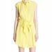 Tory Burch Dresses | Nwt Tory Burch Yellow Cap Sleeve Silk Dress Sz 14 | Color: Yellow | Size: 14