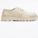 Zara Shoes | Nwt Zara Moccasin Track Canvas Cream Beige Shoe Size 8 | Color: Cream | Size: 8