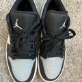 Nike Shoes | Nike Air Jordan 1 Low Lt Smoke Grey/Black-White | Color: Black/White | Size: 8