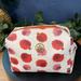 Tory Burch Bags | Nwot Tory Burch Women’s Hedgehog Cosmetic Makeup Bag | Color: Cream/Red | Size: Os
