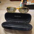 Gucci Accessories | Gucci Sunglasses And Case | Color: Brown/Green | Size: Os