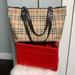 Burberry Bags | Authentic Burberry Large Haymaker Check Tote And Shoulder Bag With Insert Shaper | Color: Brown/Cream | Size: Os