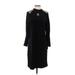 Adidas Casual Dress - Sweater Dress: Black Dresses - Women's Size Small