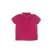 Polo by Ralph Lauren Short Sleeve Polo: Pink Tops - Kids Girl's Size Large