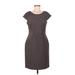 Calvin Klein Casual Dress: Gray Dresses - Women's Size 6