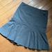 Anthropologie Skirts | Anthropologie Elevenses Gray Pencil Skirt With Mermaid Pleats Size 8 | Color: Gray | Size: 8