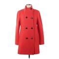 Ann Taylor Coat: Red Jackets & Outerwear - Women's Size Medium