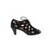 Gentle Souls by Kenneth Cole Heels: Black Grid Shoes - Women's Size 8