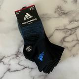 Adidas Accessories | Adidas Superlite Badge Of Sport Quarter Boys' Socks 6 Pack | Color: Black | Size: 3y-9