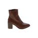 Universal Thread Ankle Boots: Brown Shoes - Women's Size 10