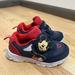 Disney Shoes | Mickey Mouse Sneakers Sz 10 Blue Red Kids Toddler Strap Closure Shoes Disney | Color: Blue/Red | Size: 10b