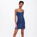 Zara Dresses | Nwt Zara Zippered Denim Mini Dress | Color: Blue | Size: Various