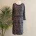 Nine West Dresses | Nine West Gray/Black Sweater Dress / M | Color: Black/White | Size: M