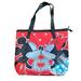 Disney Bags | Disney Mickey And Minnie Mouse Heart Red Black Reusable Tote Bag Zipper, 15"X13" | Color: Black/Red | Size: Os