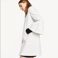 Zara Jackets & Coats | Nwt Zara Bell Sleeve Jacket | Color: White | Size: S