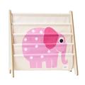 3 Sprouts Children's Book Rack - Space-Saving Kids Bookshelf and Bookcase - Perfect for Children's Room and Nursery Storage, Elephant