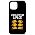 Hülle für iPhone 14 Plus Lustig, schauen Sie sich mein Six-6-Pack mit Tacos für Cinco