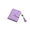 CCAFRET Ladies Purse Women Wallet Purple Wallet Female with Short Ladies Purse Multifunction Card Holder Bag PU Leather Designer Wallet
