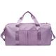 CCAFRET Gym Bag Womens Dry Wet Black Gym Bag Women Shoe Compartment Training Yoga Sac De Sport Bags for Fitness (Color : Purple)