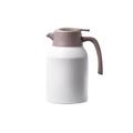 Electric Kettle Stainless Steel Insulated Kettle Household Super Large Capacity Hot Water Kettle Insulated Bottle Hot Water Kettle Hot Water Bottle Tea Kettle (Color : White)