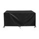 Heavy Duty Patio Furniture Cover, 600D Oxford Fabric 210 x 150 x 72 cm Black Patio Furniture Covers, Patio Furniture Cover for Dinning Furniture, Picnic Coffee Tables Chairs and Sofas, Black