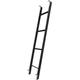 XXLI Bed Ladder, RV Bunk Ladder, Bunk Bed Ladder Bunk Ladder For Dorm Room Loft Travel Trailer Top Bunks Metal Towel Rack Swith Hook (Color : Black, Size : 1.4m (55"))