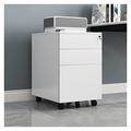 HASMI Filing Cabinet Metal Cabinet File Cabinet Low Cabinet Office Data File Activity Storage Three Drawer Cabinet with Lock Cabinet Storage Cabinet (Size : 1)