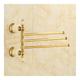 Towel Racks, Towel Rail for Bathroom,Bath Hardware Brass Foldable Movable Rotatable Towel Bar/Rack with Toothbrush Cup,Bathroom Wall Mount Towel Holder Bars/Style 1/a needed (Style 3 a)