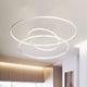 Pendant Lights LED 72W Modern Pendant Light Fitting Island Ceiling Lighting Indoor 3- Ring Design Lamp Ceiling Fitting Lights Chandelier Fixtures Pendant Light Lighting Elegant Metal Hardwired Compati